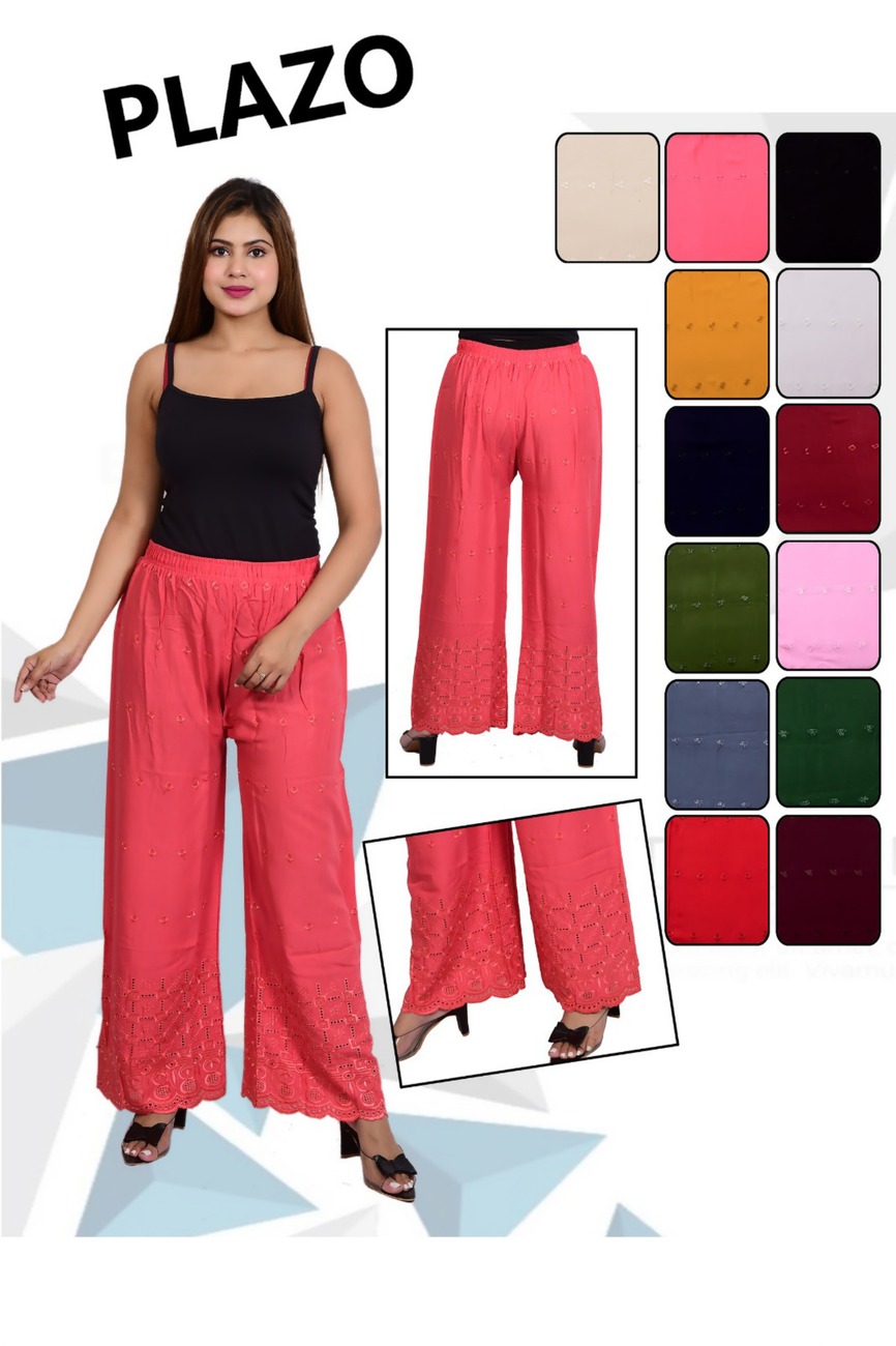 Plain Plazo for women in wholesale